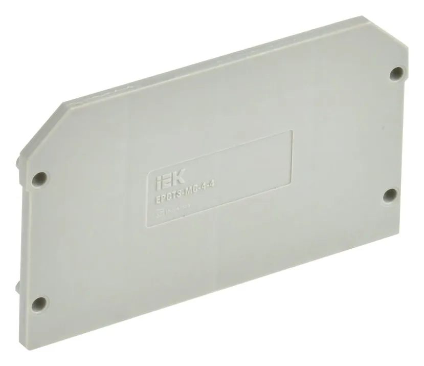 Заглушка для CTS-MC ARMAFIX 4 вывода 4кв.мм сер. IEK YCT12-00-4-K03-004-ZGL