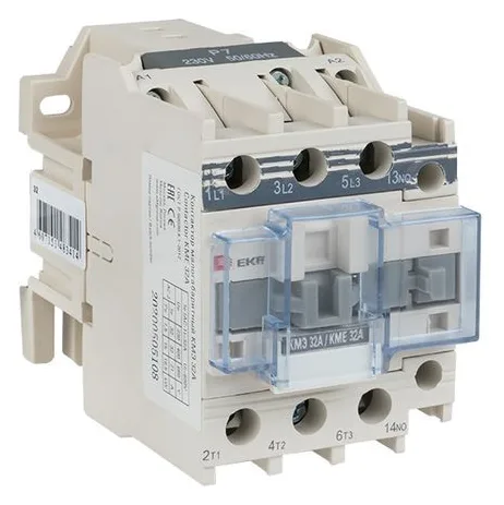 Контактор КМЭ-2 32А кат. 230В AC 1НО EKF ctr-s-32-220