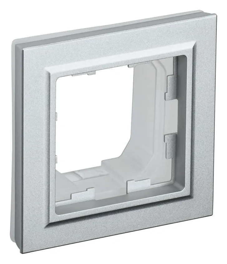 Рамка 1-м IP44 BRITE РУ-1-БрА-44 алюм. IEK BR-M12-44-K47