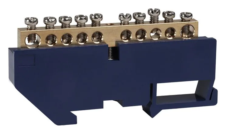 Шина нулевая с изолятором OptiKit BB-D-N-DIN-4-6х9 син. КЭАЗ 277854