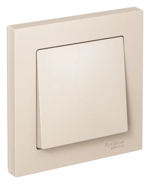 Выключатель 1-кл. СП AtlasDesign 10А IP20 (сх. 1) 10AX в сборе беж. SE ATN000212
