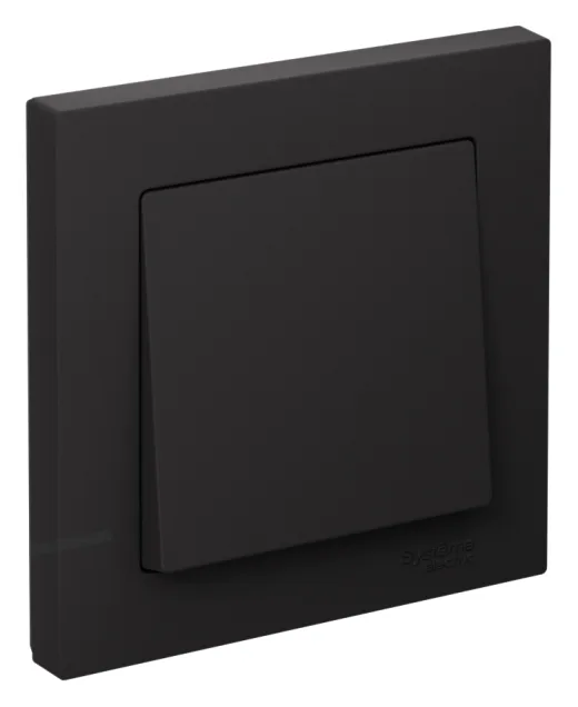 Выключатель 1-кл. СП AtlasDesign 10А IP20 (сх. 1) 10AX в сборе карбон SE ATN001012