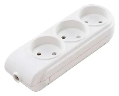 Колодка удлинителя 3-м без заземл. защ. шторки Makel N3010000