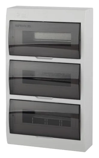 Бокс навесной ЩРН-П-36 36мод. IP41 пластик SIMPLE NO-box_simple-plastic_36_surface BOXS36 Эра Б0041529