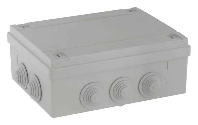 Коробка распределительная ОП 240х190х90мм IP55 10 каб. ввод DKC 54200