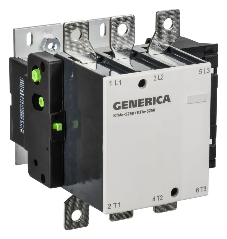 Контактор КТИе-5250 250А 230В/АС3 GENERICA KKTE50-250-230-10
