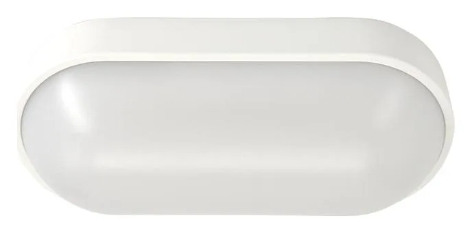 Светильник светодиодный WP 15 C 12W OP 840 W10L22 WH 220х106х60мм 12Вт 4000К IP65 ЖКХ овал. пылевлагозащ. бел. Русский Свет 15071524499