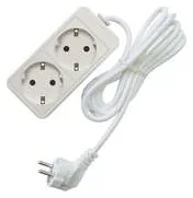 Удлинитель 2х5м с заземл. 10А IP20 2.2кВт ПВС Союз 481S-9205