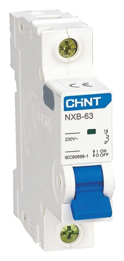 Выключатель автоматический модульный 1п C 32А 6кА NXB-63 (R) CHINT 814017
