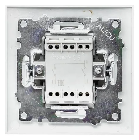 Выключатель 2-кл. СП Валенсия 10А IP20 бел. PROxima EKF EWV10-023-10