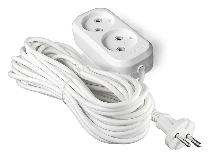 Удлинитель 2х10м без заземл. 10А IP20 У6-011М ПВС 2х1 UNIVersal 011М-10