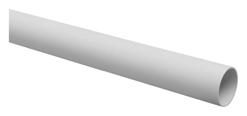 Труба гладкая ПВХ жесткая легкая d32мм сер. (дл.3м) TOKOV ELECTRIC TKE-THG-PVC-32-3-C06
