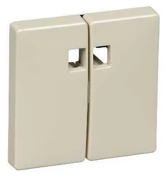 Клавиша для 2-кл. выкл. Merten Antique c окошком для свет. индик. беж. SchE MTN413544