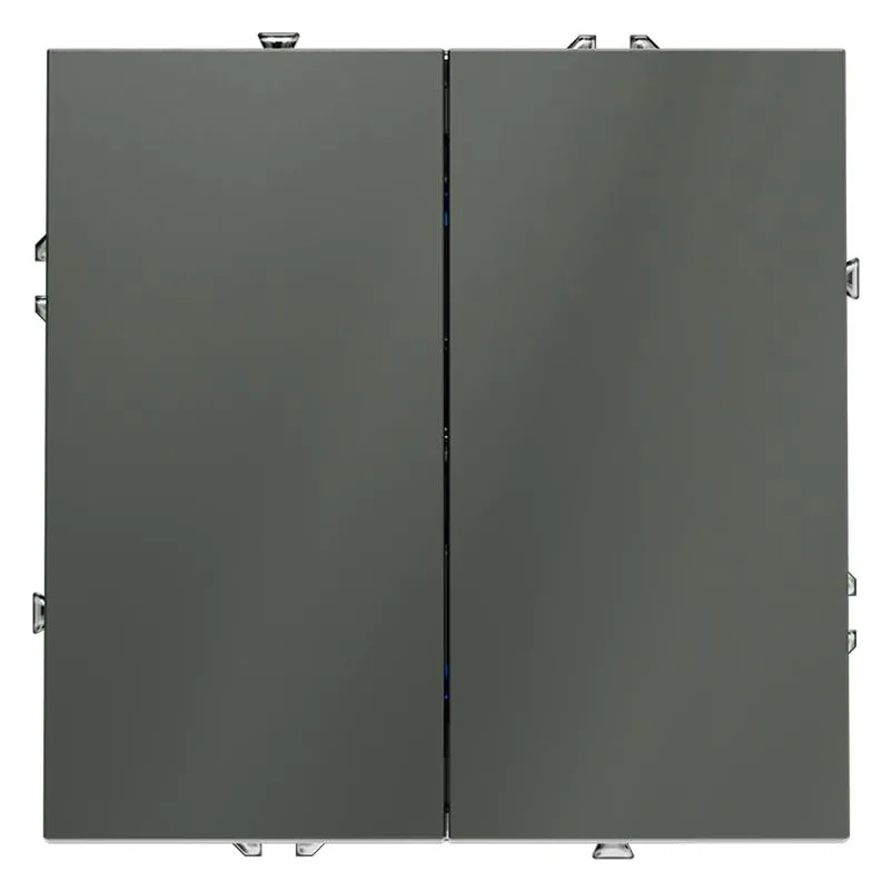 Выключатель 2-кл. СП S70 10А механизм титан Voltum VLS020106