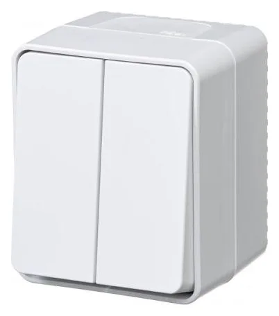 Выключатель 2-кл. ОП AtlasDesign PROFI IP54 10AX бел. SE ATN540151