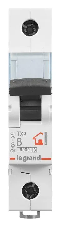 Выключатель автоматический модульный 1п B 25А 6кА TX3 6000 1мод. 230/400В Leg 403974