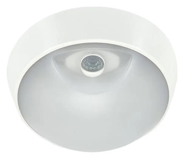 Светильник светодиодный WP 15 C 12W OP 840 D220 WH MDM 220х80мм 12Вт 4000К IP54 ЖКХ круглый пылевлагозащ. с датчиком движ. бел. Русский Свет 15071523453