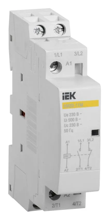Контактор модульный КМ20-11М AC KARAT IEK MKK11-20-11