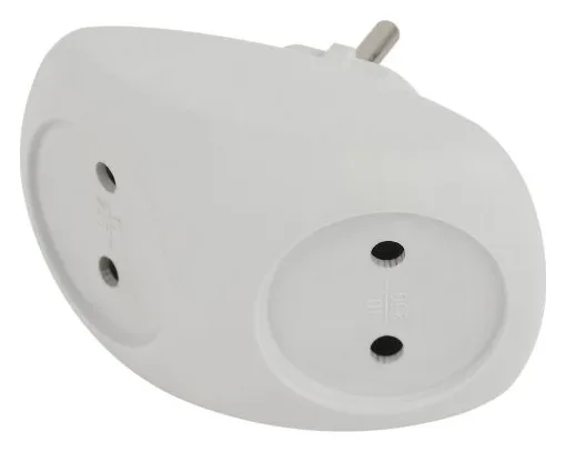 Разветвитель 2-м без заземл. 10А IP20 SPx-2-W бел. Эра Б0053480
