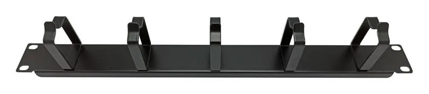 Органайзер кабельный 19дюйм 1U 5 колец черн. TOKOV ELECTRIC TKE-CM-1U-5PR