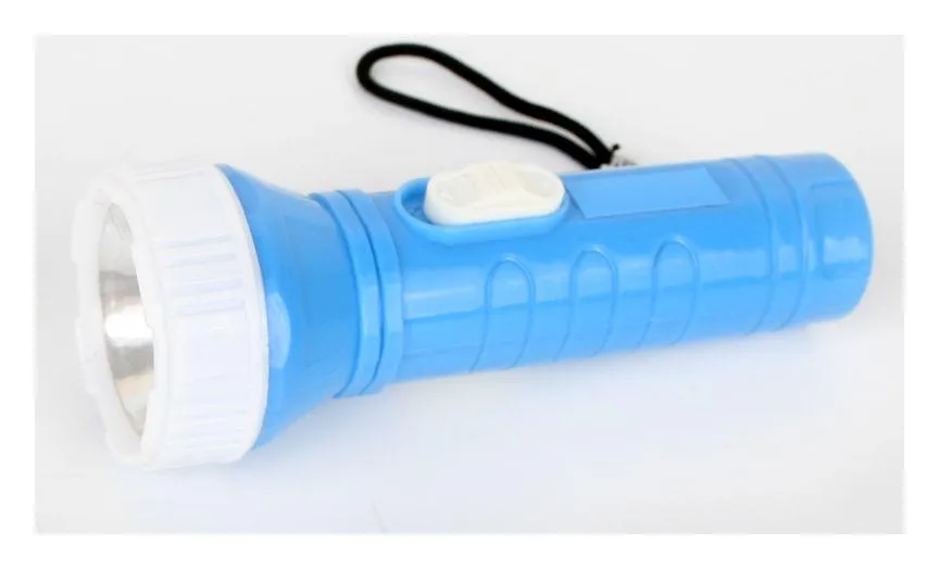 Фонарь 828-TH (1LED 1 режим 3хAG10; блист-пакет; голуб.) Ultraflash 12395