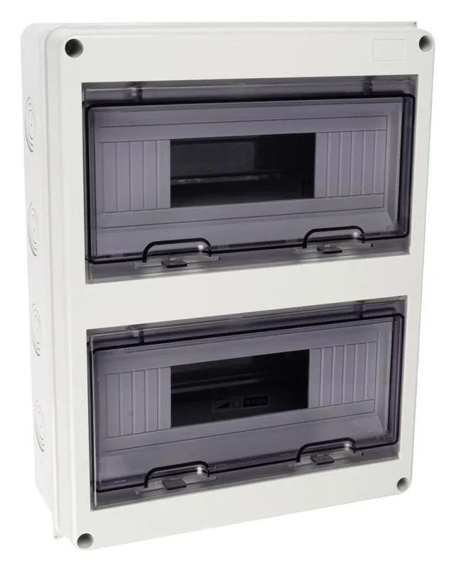 Бокс модульный накладной PDB/W 4024 GR (ЩРН-ПГ-24) IP65 пластик. JazzWay 5072145