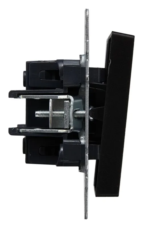 Выключатель проходной 2-кл. СП BRITE ВС10-2-6-БрЧ 10А механизм черн. IEK BR-V22-0-10-K02