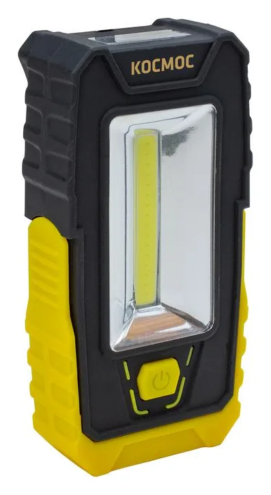 Фонарь 5Вт СОВ 3LED клипса для крепл. магнит поворотная подставка 3хААА КОСМОС KocAu6006COB