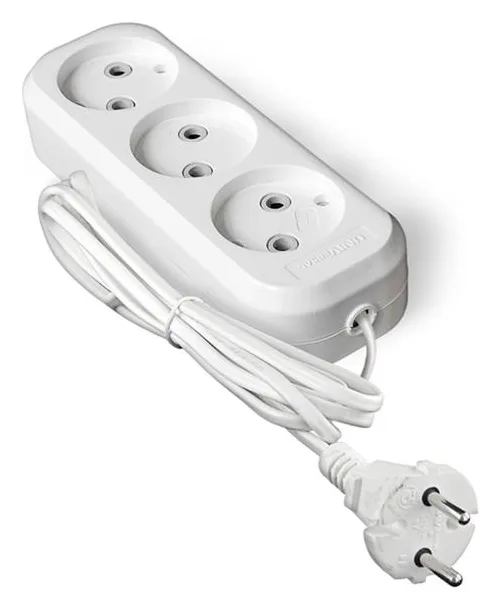 Удлинитель 3х2м без заземл. 6А IP20 У6-639 ШВВП 2х0.75 UNIVersal 9631932