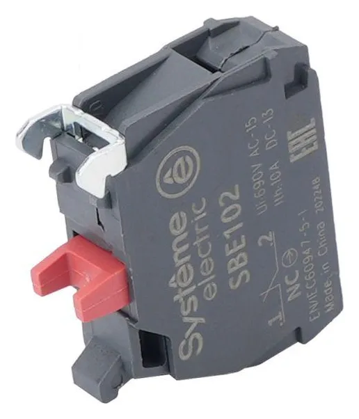 Блок контактный 1 НЗ SE SBE102