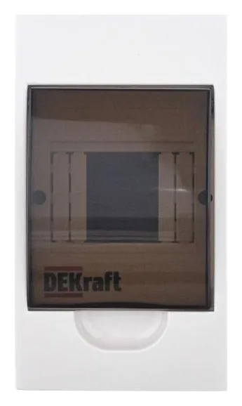 Корпус навесной ЩРН-П-4 20х11х9 4мод.IP41 пластик. DEKraft 31008DEK