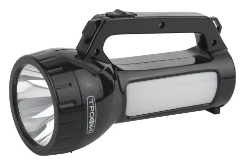 Фонарь-прожектор аккумуляторный PA-504 SMD LED 1Вт боков. светильник 24 SMD LED 2 режима 4 Трофи Б0042439