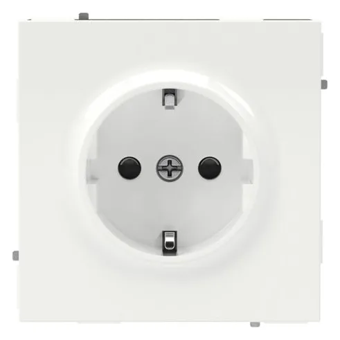Розетка силовая KANT 2P+E защ. шторки бел. магнолия DKC 7000003