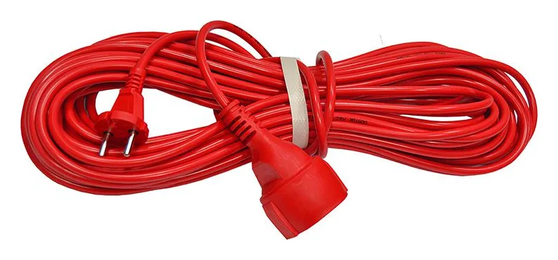Удлинитель-шнур 1х20м без заземл. 10А IP20 2.2кВт ПВС 2х1 DOMTOK 2489