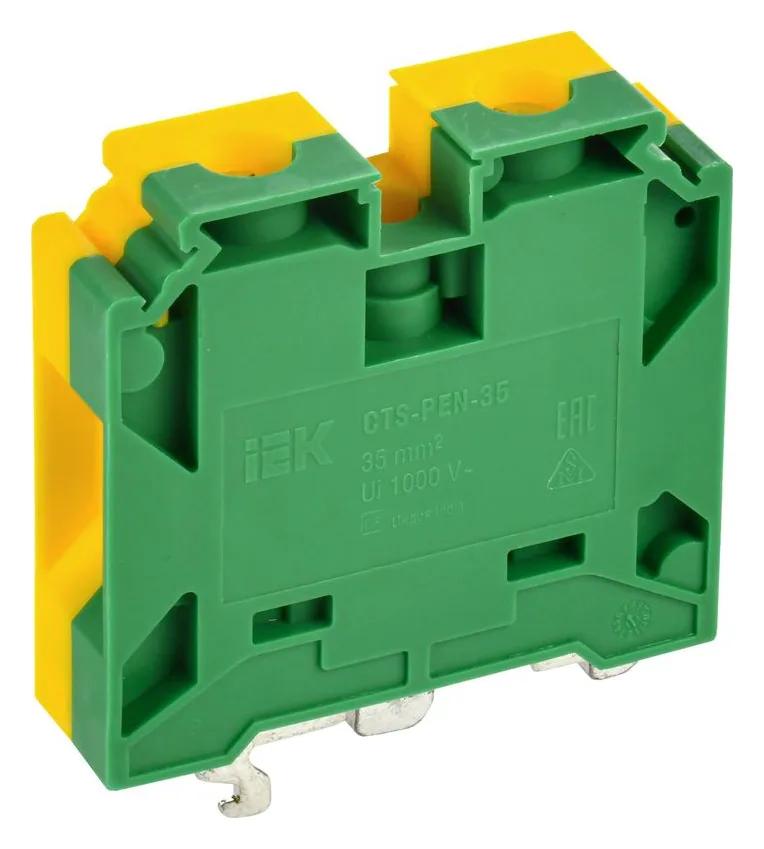 Колодка клеммная CTS-PEN ARMAFIX земля монтаж неск. напр. 35кв.мм IEK YCT11-02-K52-035