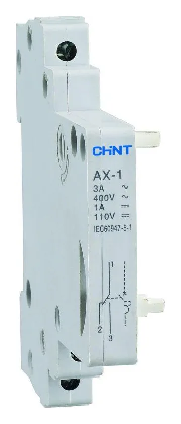 Контакт вспомогательный AX-1 для DZ158 (R) CHINT 158999