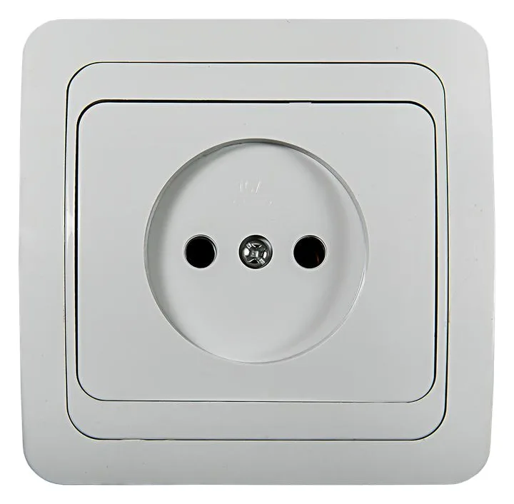 Розетка 1-м СП Classico 2022 16А IP20 бел. ASD / IN HOME 4680005959891