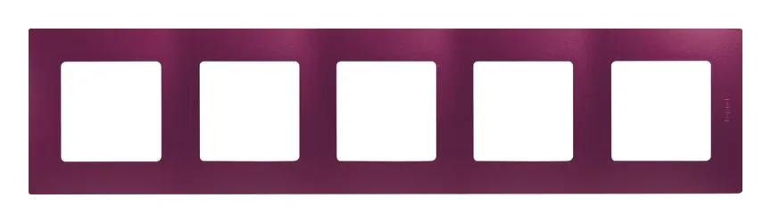Рамка 5-м СП Etika IP20 сливовый IEK 672565
