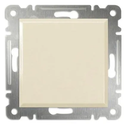 Выключатель 1-кл. СП Karea 10А IP20 механизм крем. Makel 57010001