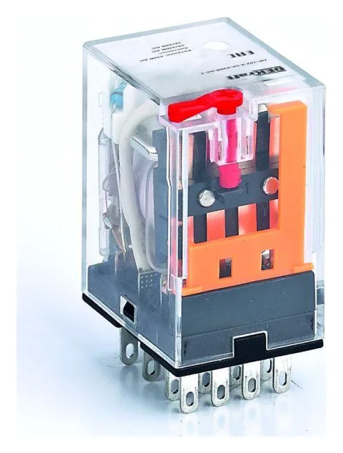 Реле промежуточное ПР-102 3А 230В AC 4 конт. с LED-индикацией и TEST фукц. DEKraft 23831DEK