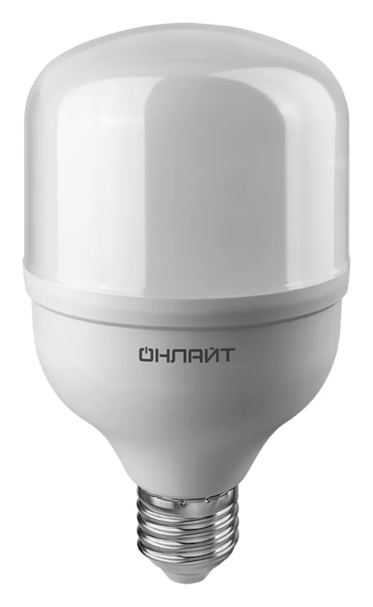 Лампа светодиодная высокомощная 82 901 OLL-T80-30-230-865-E27 30Вт 6500К холод. бел. E27 2400лм 176-264В ОНЛАЙТ 82901