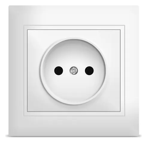Розетка 1-м СП Севиль 16А IP20 без заземл. бел. UNIVersal С0022