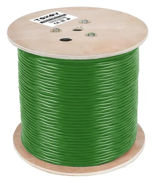 Кабель витая пара F/UTP 4х2х23AWG(0.57мм) кат.6 PVCLS нг(А)-LSLTx indoor 305м (м) PRO TOKOV ELECTRIC TKP-C11-F42-6-RU-LSLTx