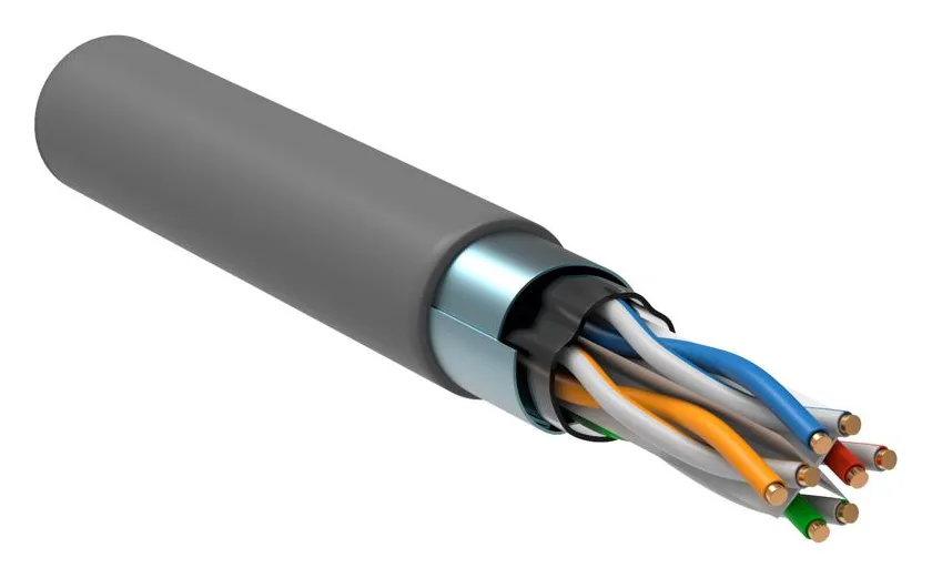 Кабель витая пара F/UTP кат.6 4х2х23AWG solid CU PVC сер. 305м (м) ITK LC1-C604-311