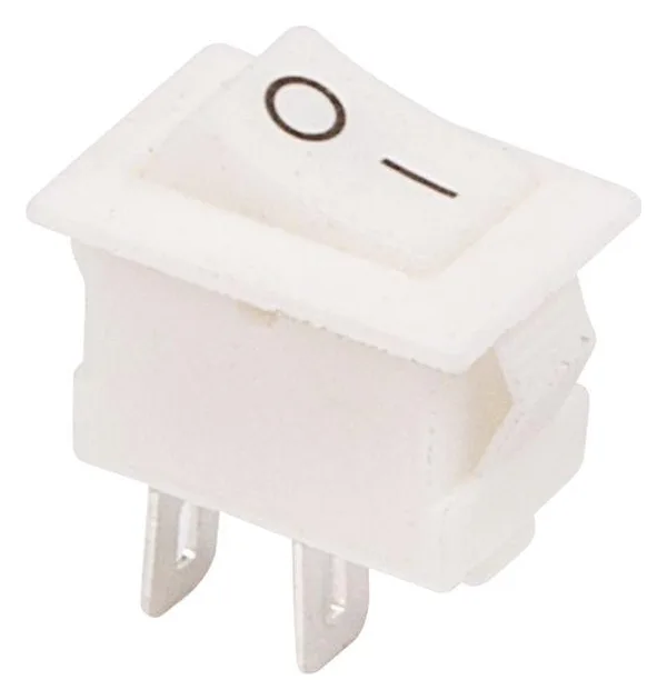 Выключатель клавишный 250В 3А (2с) ON-OFF бел. Micro (RWB-101) Rexant 36-2012