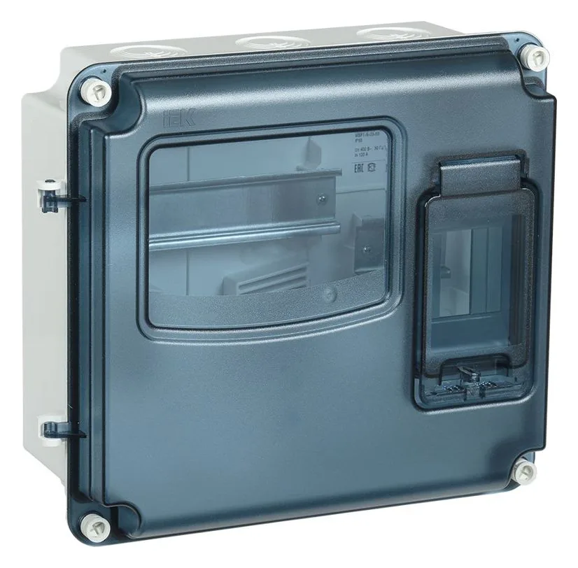 Корпус ЩУРн-П 1/3 Krepta 3 IP66 PC пластик. IEK MSP1-N-03-66-L