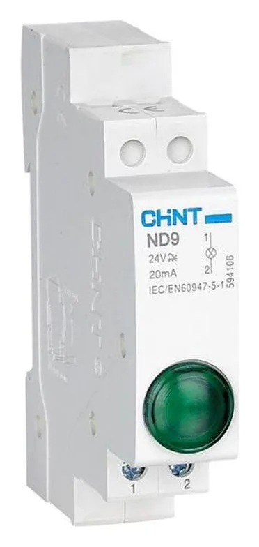 Индикатор ND9-1/y AC/DC 230В (LED) (R) желт. CHINT 594118