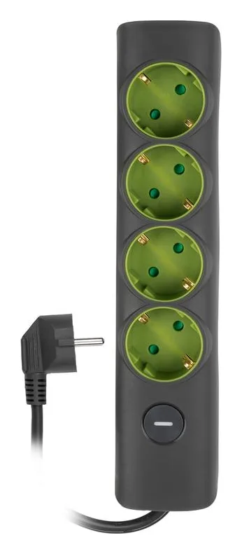 Удлинитель 4х5м с заземл. с выкл. сер. ET-04-500G JAZZway 5051898