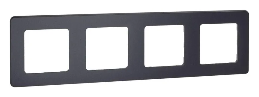 Рамка 4-м СП Inspiria IP20 антрацит IEK 673963