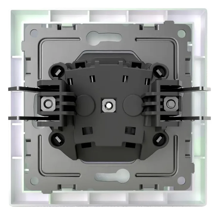 Розетка 1-м СП Pixel 16А IP20 без заземл. в сборе перламутр. TOKOV ELECTRIC TKE-PX-R1F-C04